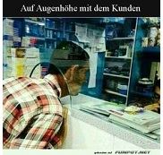 Auf Augnhhe mit dem Kunden