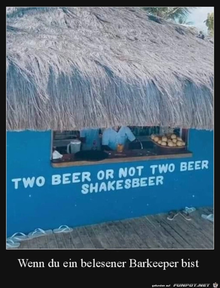 Two Beer or Not Two Beer - Shakesbeer