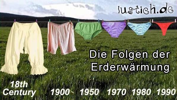 Unterhosen im Klimawandel