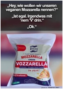 Mozzarella mit V